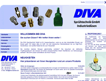 Tablet Screenshot of diva-duesen.de